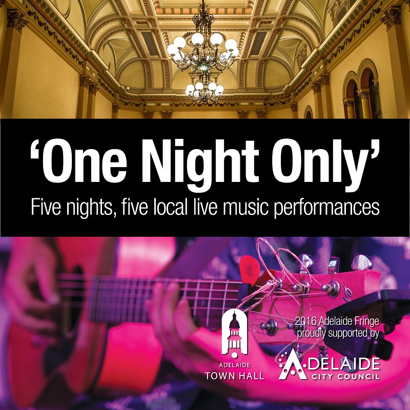 frusic feature: one night only at adelaide town hall